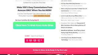 Azon AutoSites Review - Creates Amazon Affiliate Sites