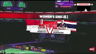 Ester Nurumi Tri WARDOYO (INA) vs Supanida KATETHONG (THA) BWF Thomas & Uber Cup Finals 2024