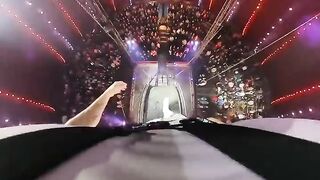 Отромный переворот вперед на колесах смерти