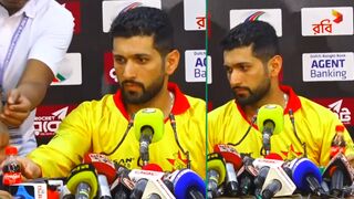 সংবাদ সম্মেলনে কোকের বোতল সরিয়ে রাখলেন সিকান্দার রাজা