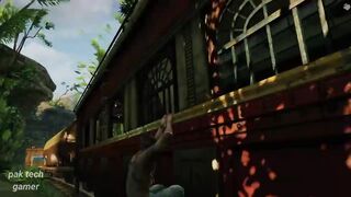UNCHARTED® 3 train scene