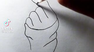 how to draw bts hand drawing for beginners