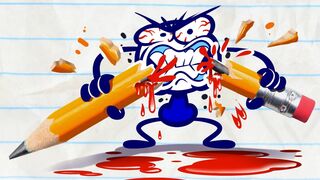 Battle of the Emojima- - Pencilmation Cartoons!