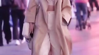 Beautiful Chinese Female on street