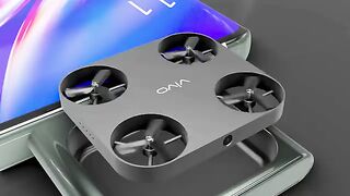 vivo flying camera phone like drone 200MP | Worlds FIRST Flying Drone Camera Phone #vivoflycamera