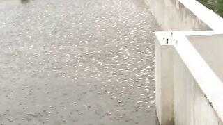 Raining