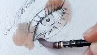 Watercolour eye