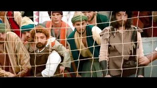 Funny fight with lion movie clip