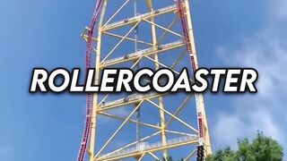 Terrifying Rollercoaster Incident (@coasterst7) #shorts