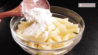 We don’t have to go to mcdonald’s. Look how to prepare tastier french fries at home