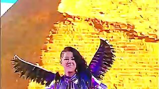 STUNNING entrance for Bayley at #WrestleMania