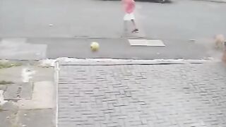 luckily it's filmed, it's scary