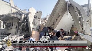 Diplomatic efforts ramp up_ Netanyahu vows to attack Rafah regardless.