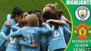 Highlights from Manchester United vs. Manchester City in the FA Women's Super League on March 23, 2024