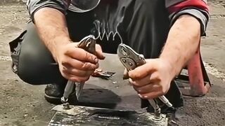Spring wire straightening