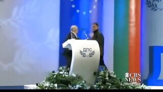 A pistol failure is the only reason that Bulgarian politician is alive.