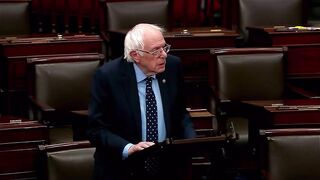Sen. Sanders: "I suggest to CNN and maybe some of my colleagues here, maybe take your cameras