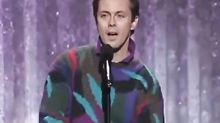 A conversation between a man and a mic goes out of sync. Well, that's one of the most incredible and unique talents i have ever seen!