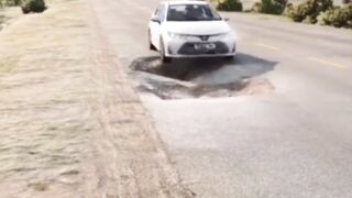 Damage road