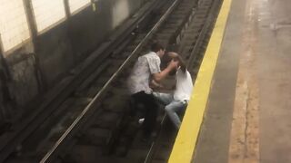 Cornell student rescues man from NYC subway tracks seconds before train arrives