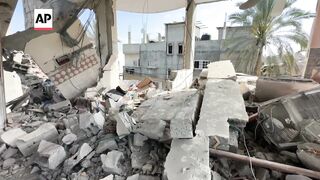 Children among victims in Rafah after family home hit by Israeli airstrike, hospital officials say.