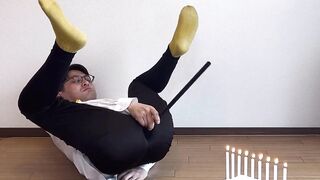 blow out a candle with a fart