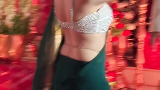 Mahira Sharma saree style