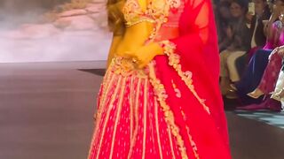 Mrunal Thakur sets the ramp on fire with her stunning walk! #mrunalthakur