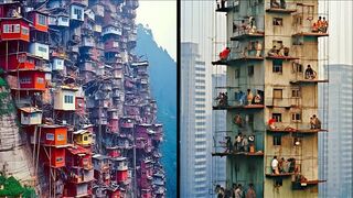 weird homes where people live comfortably Unusual Places Where People Live Happily