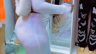 Just a pretty lady in white