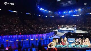 CRTL Damage Tiffany Stratton Vs Bayley, Naomi, Bianca Belair & Jade Cargill