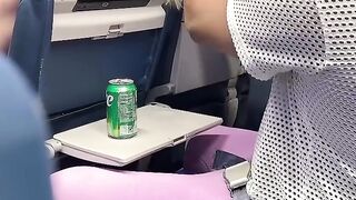 Always drama on the plane!!