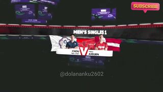 CHOU Tien Chen (TPE) vs Viktor AXELSEN (DEN) BWF Thomas & Uber Cup Finals 2024