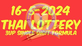 16-5-2024 Thai lottery 3 up single digit formula
