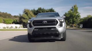 2024 Toyota Tacoma SR5 in Celestial Silver Metallic Driving Video