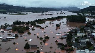 Aerial footage shows scale of flooding in Brazil's Rio Grande do Sul