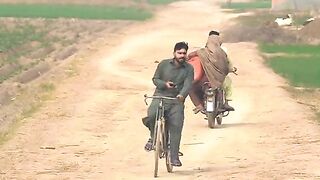 Beautiful village cycling
