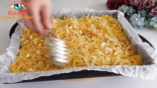 Sadece 2 patates rendeleyin! Hiç bu kadar lezzetli bir akşam yemeği yememiştim! Kolay ve ucuz!