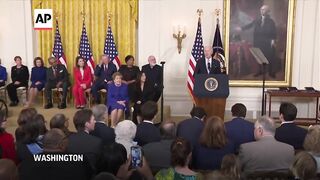 Biden awards the Presidential Medal of Freedom to 19 politicians, activists, athletes and others.