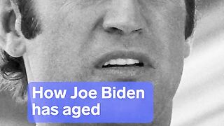 Watch how #Biden has aged from 1974 to 2022. #shorts #gerontocracy #presidents #insidernews