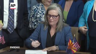 Arizona Gov. Katie Hobbs' signing of abortion law repeal follows political fight by women lawmakers.
