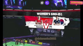 Gregoria Mariska TUNJUNG (INA) vs SIM Yu Jin (KOR) BWF Thomas & Uber Cup Finals 2024