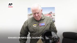 New AI-powered fighter jet takes Air Force chief for historic ride.
