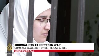 Journalists targeted in war_ Somayya Jawabreh under house arrest.