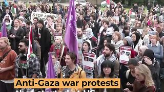 Campus Gaza solidarity protests go global _ Al Jazeera Newsfeed.