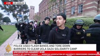 Protester at UCLA_ ‘This is not the end’ _ #AJshorts.