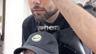 Barber Fixes Burn Victims Hair ????