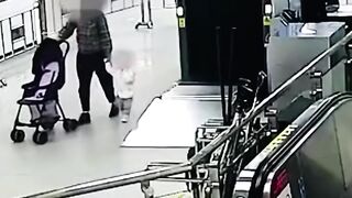 Security Guard Leaps Into Action to Save Toddler