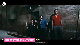 The way of the dragon beating  BRUCE LEE