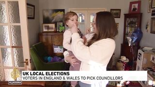 UK local elections_ Voters in England & Wales to pick councillors.